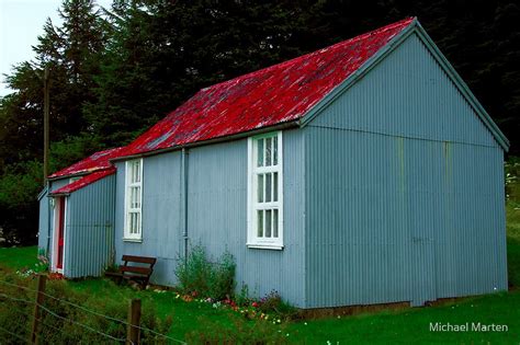 "Corrugated tin house, Isle of Mull, Scotland" by Michael Marten ...