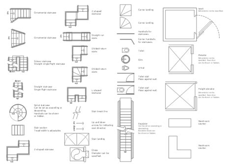 Design Elements - Building Core | Vector Stencils Library | Urinals ...