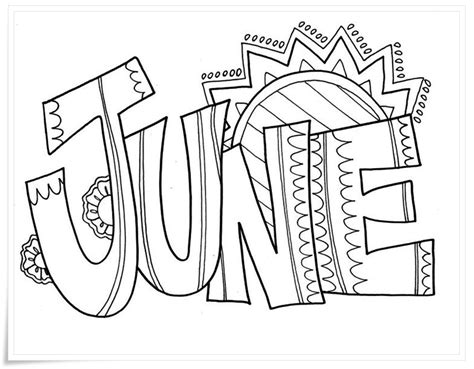 June Coloring Pages at GetColorings.com | Free printable colorings ...