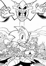Sonic The Hedgehog Coloring Pages sketch template