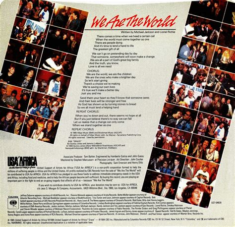 Top Of The Pop Culture 80s: USA For Africa - We Are the World - 1985