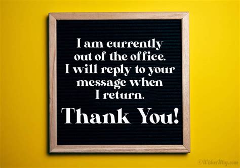 50 Out Of Office Messages and Emails - WishesMsg | Out of office message, Annual leave quotes ...