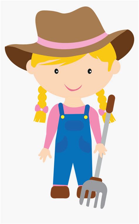 Transparent Background Female Farmer Clipart | See More...