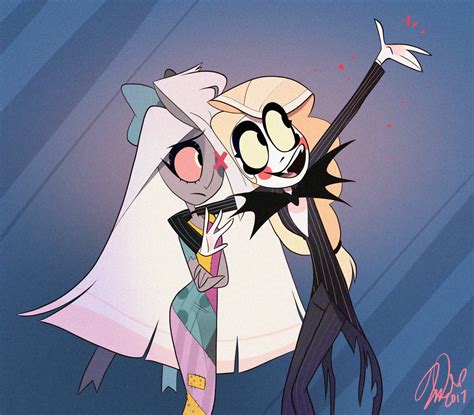 Vivziepop- Vaggie and Charlie Feliz Halloween, Monster Hotel, Hazbin Hotel Charlie, Hotel ...