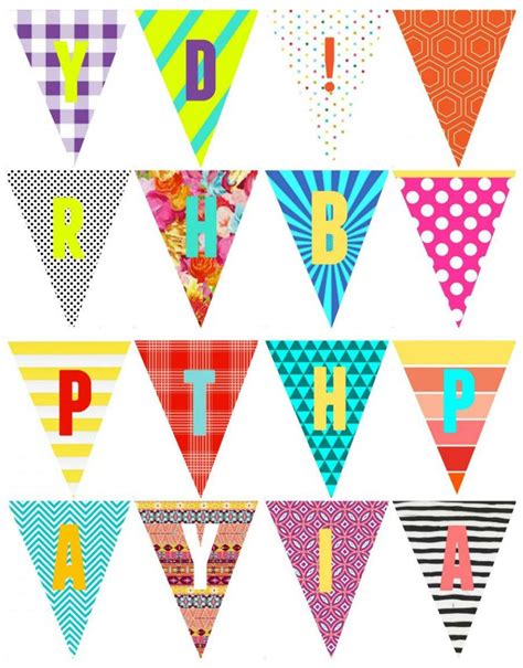 birthday banner.pdf - Shared Files - Acrobat.com Happy Birthday Banner Printable, Printable ...