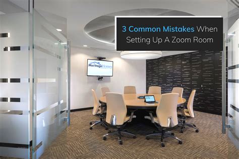 3 Common Mistakes When Setting Up A Zoom Room