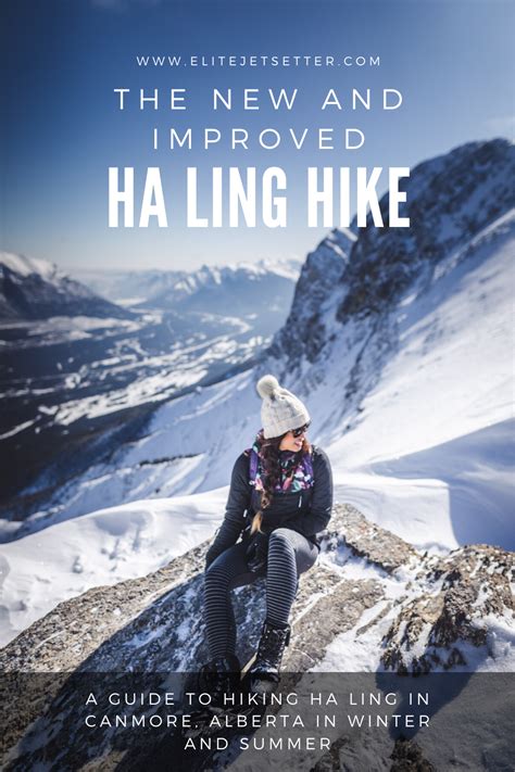 The New and Improved Ha Ling Peak Hike in Canmore | Hiking trip, Canada ...