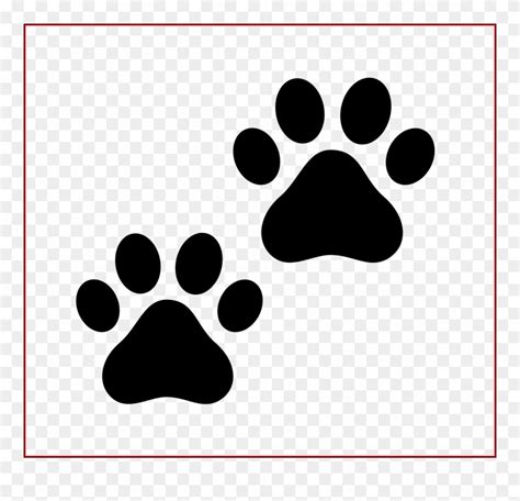 Download Best Cat Paw Drawing On Clipartmag Of - Black And White Paw Print Clip Art - Png ...