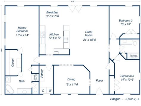 Barndominium Floor Plans 30X50 - floorplans.click