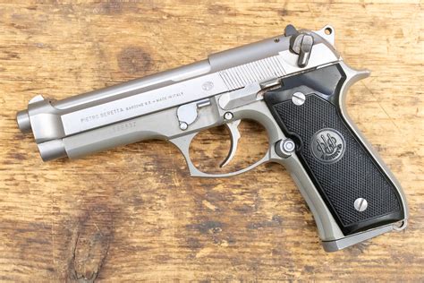 Beretta 92FS Stainless 9mm 15-Round Trade-in Pistol | Sportsman's ...