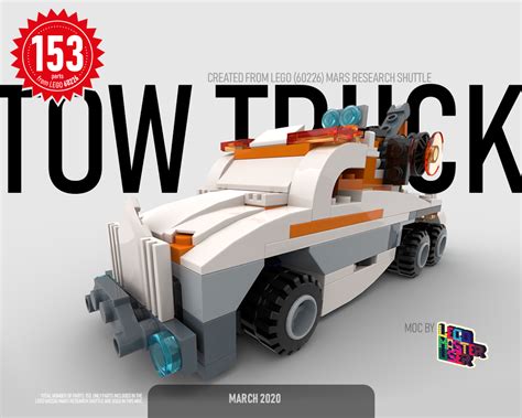 LEGO MOC Tow Truck by legomasteruser | Rebrickable - Build with LEGO