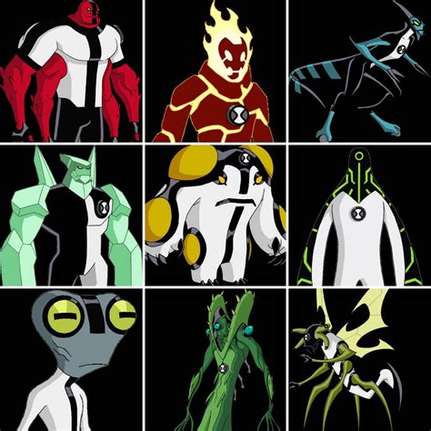 Ben 10 Original Series Aliens by JSH66XX | Ben 10, Ben 10 birthday, Ben ...