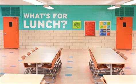 What's for lunch, color scheme. | Cafeteria design, Cafeteria decor ...