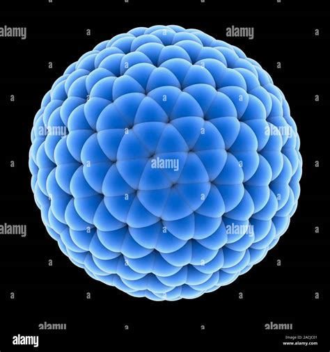 Artwork of a buckyball molecule, chemical formula C320, also known as buckminsterfullerene. This ...