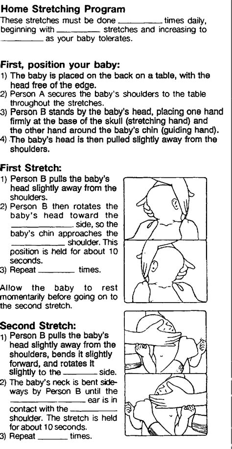 Torticollis Exercises For Adults Pdf