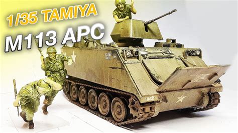 M113 ACAV - 1/35 TAMIYA SCALE MODEL - YouTube