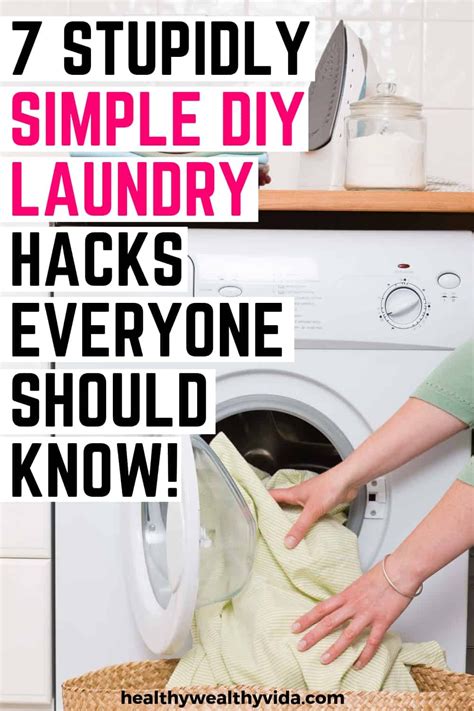 7 Easy Laundry Tips and Tricks - Healthy Wealthy Vida | Laundry hacks ...