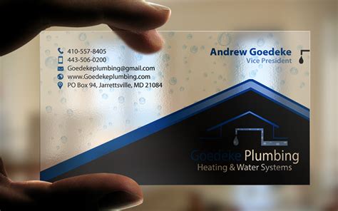 32 Plumbing Business Card Ideas