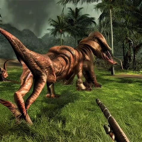 Turok Evolution with hyper realistic graphics | Stable Diffusion