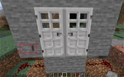 How to Open an Iron Door in Minecraft