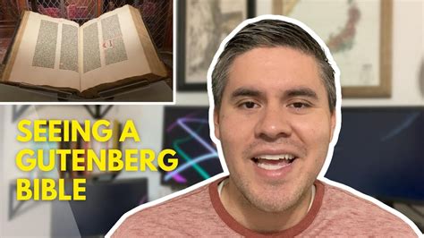 I SAW a Gutenberg Bible! | Morgan Library and Museum - YouTube