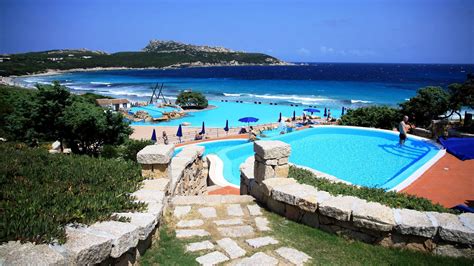 The pool at the hotel on the island of Sardinia, Italy wallpapers and ...