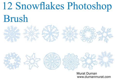 Free snowflakes photoshop brush - Free Photoshop Brushes at Brusheezy!
