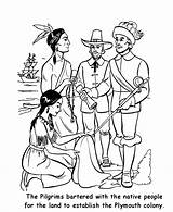 Pilgrim Family Coloring Pages sketch template