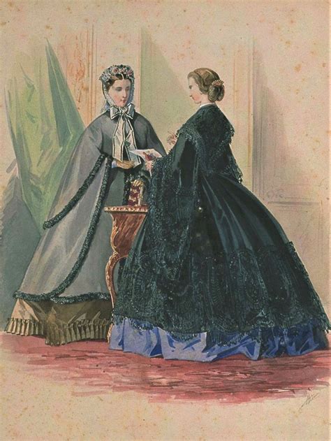 La Mode Illustree - 1861 | Historical fashion, Victorian era fashion ...