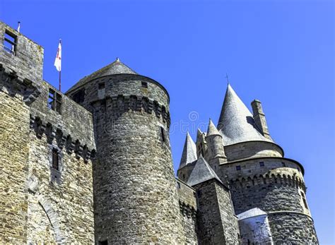 Chateau De Vitre - Medieval Castle in the Town of Vitre, France Stock Photo - Image of ...