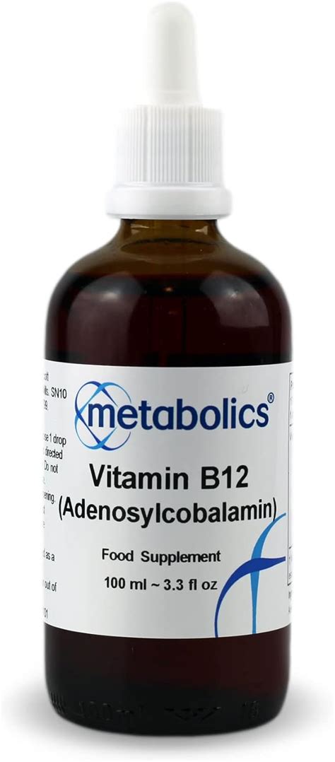 Amazon.com: Metabolics Vitamin B12 Liquid | Pure Adenosylcobalamin ...