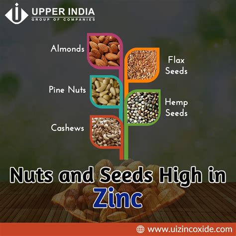 Nuts and Seeds High in Zinc. #zincfacts | by Upper India | Medium