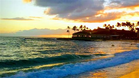 Sunset on Poipu Beach