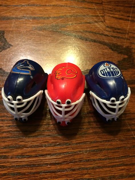 NHL goalies masks: Vancouver Canucks, Calgary Flames, Edmonton Oilers ...