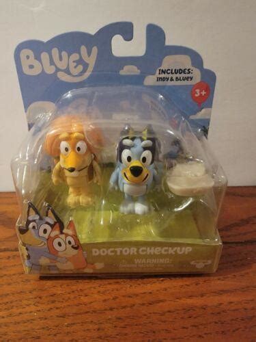 Bluey Doctor Checkup 2 Pack - Bluey and Indy NIB QTY | #4559271043