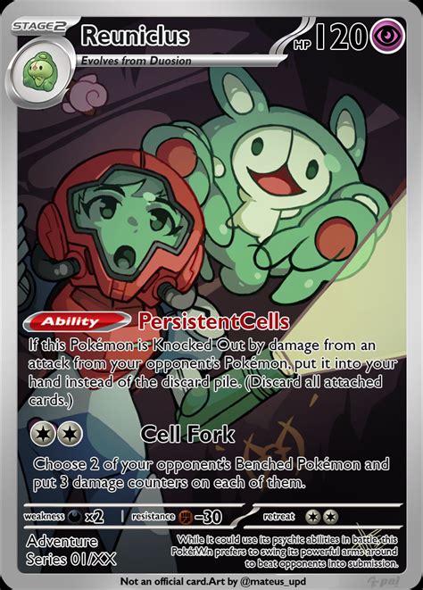 CARD 37 - Reuniclus Full ART by MateusUPD on DeviantArt