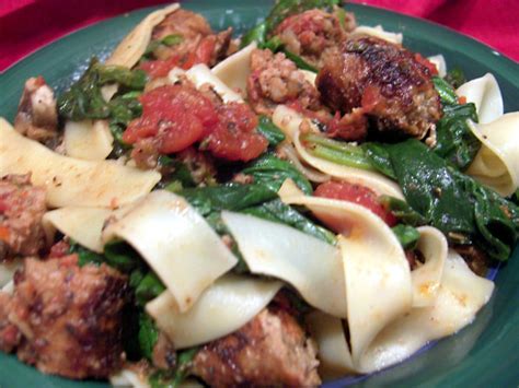 Smoked Turkey Sausage With Pasta Recipe - Food.com