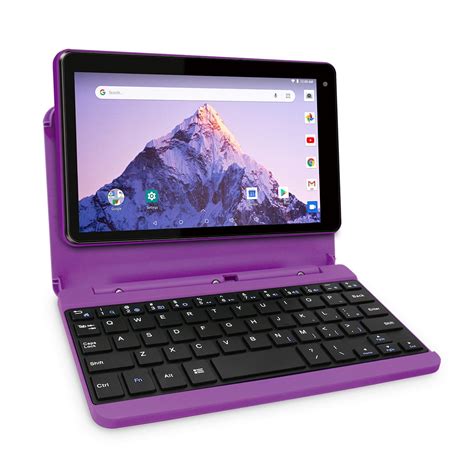 RCA Voyager 7" 16GB Tablet with Keyboard Case - Android 8.1, Purple ...