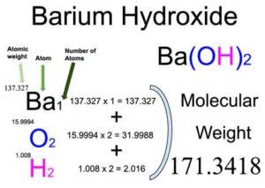 Barium Hydroxide [Ba(OH)2] Molecular Weight Calculation - Laboratory Notes