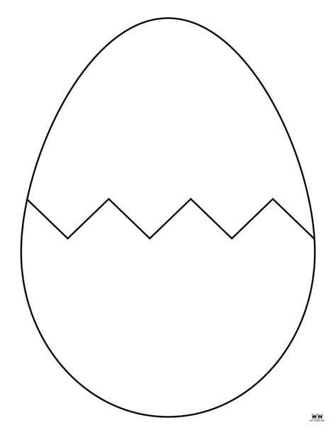 Printable Easter Eggs Coloring Pages