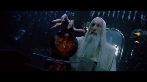 Lord of the Rings : The Fellowship of the Ring Saruman and the palantír - YouTube