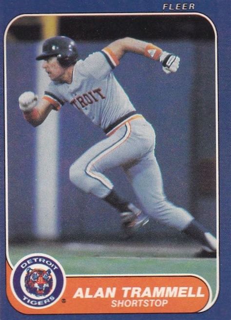 10 Great Alan Trammell Baseball Cards Every Serious Collector Should ...