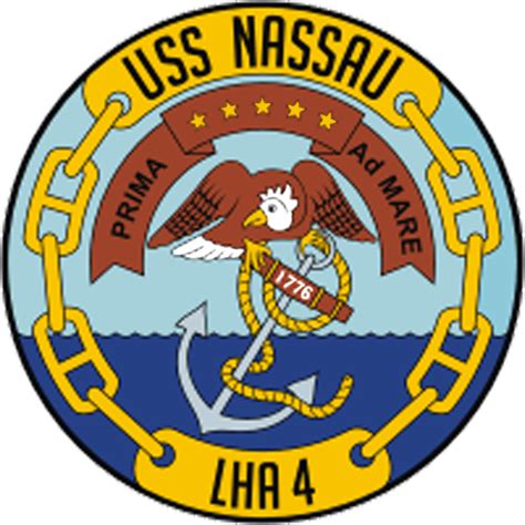 USS Nassau (LHA-4) - Wikipedia | Nassau, Navy day, Army patches