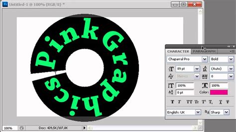 Curved Text - Photoshop Tutorial - YouTube