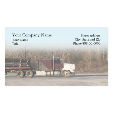 Truck Driver Business Cards - Page10 | BizCardStudio