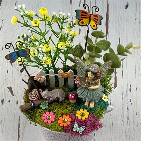 Fairy Garden Butterfly Fairy Garden Fairy Garden Complete - Etsy