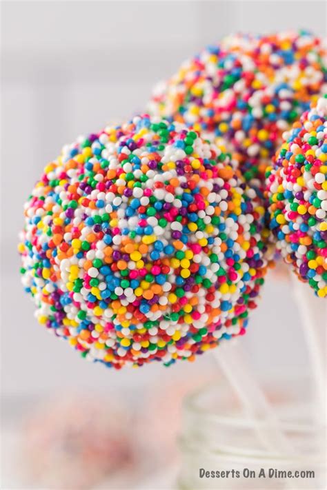 Birthday Cake Pops - How to make birthday cake pops