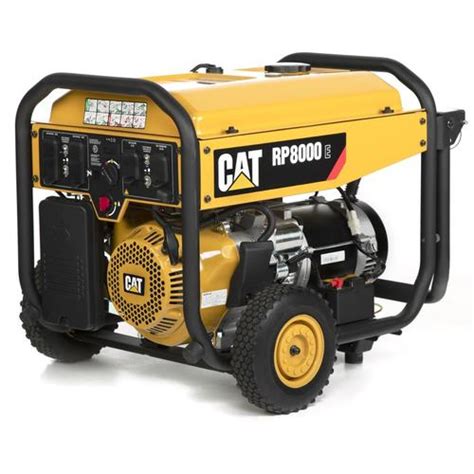 Cat RP 10000-Watt Gasoline Portable Generator with Caterpillar Engine in the Portable Generators ...