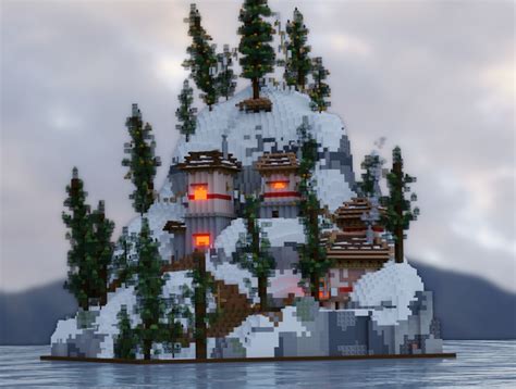 MOUNTAIN VILLAGE Minecraft Map