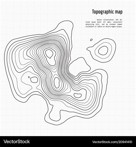 Topography map Royalty Free Vector Image - VectorStock